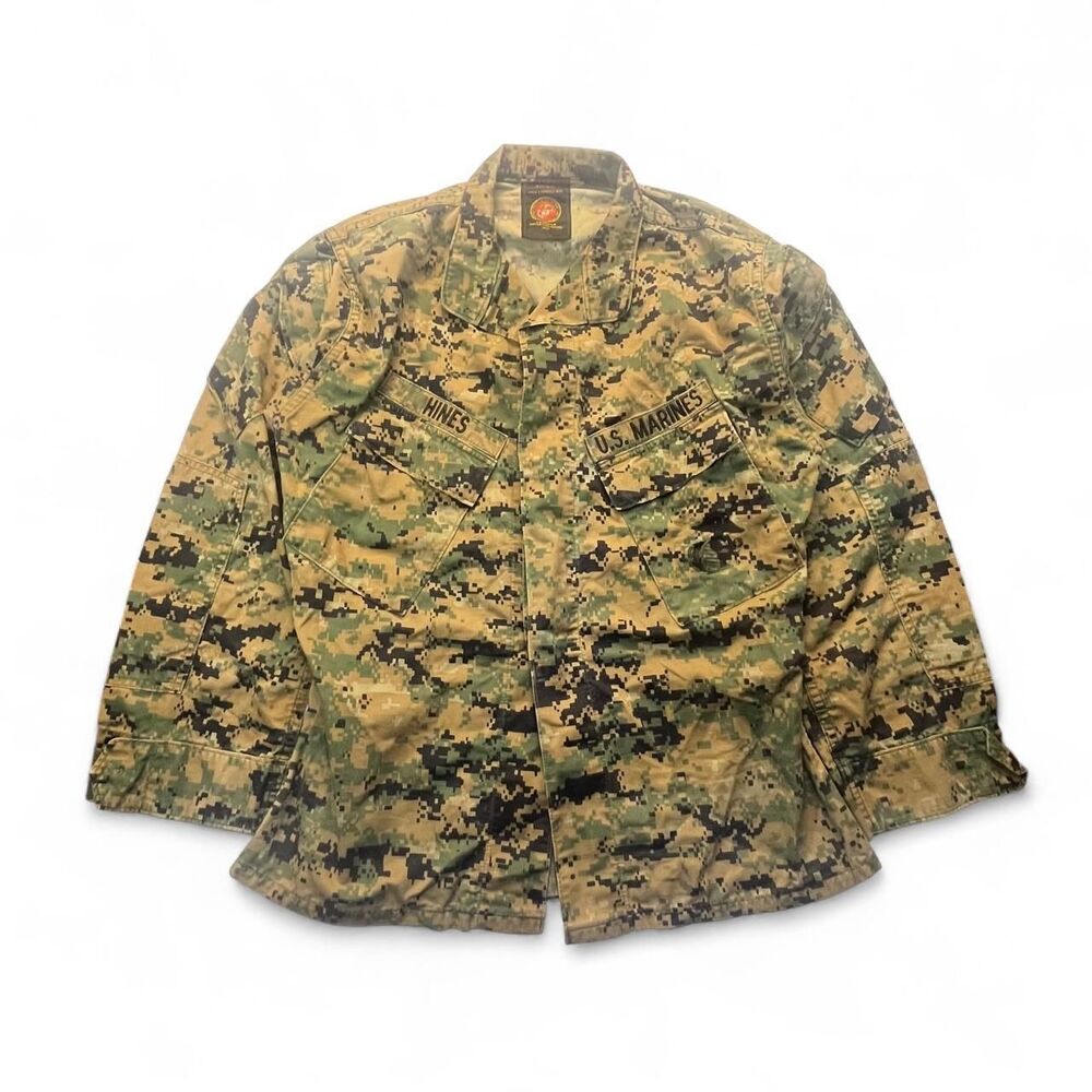 USMC Camo Combat Jacket Small Short Marine Military Gorpcore Utility